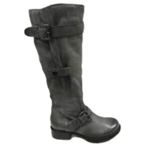 Mjus Renata 2 Leather Tall Boots Adjustable Wide Calf 38